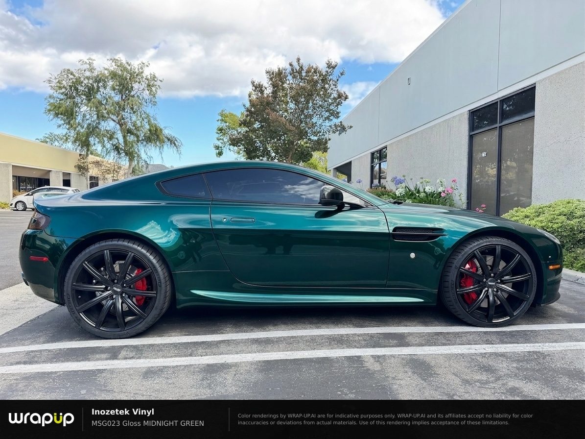 Gloss MIDNIGHT GREEN in a high gloss finish