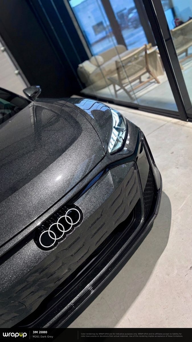 Matte Dark Grey in a matte finish